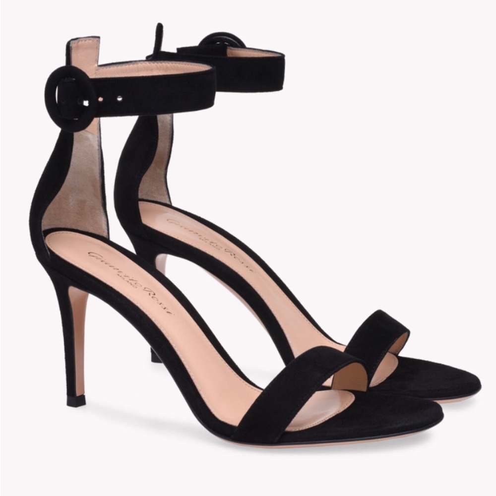 Gianvito Rossi PORTOFINO 85 black suede heel